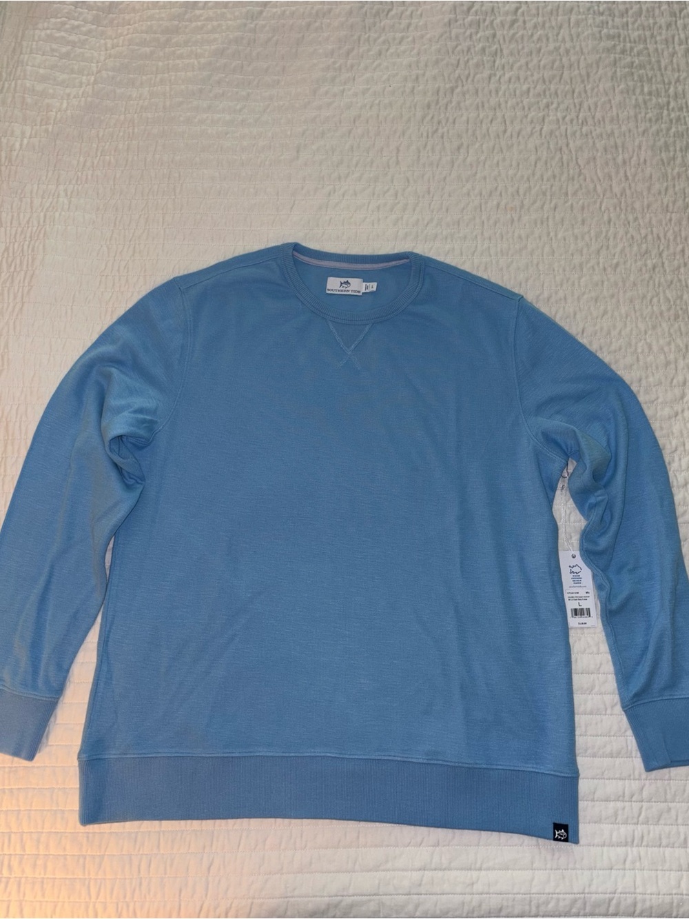 Southern Tide Light Blue Men’s East Bay Crew - NWT